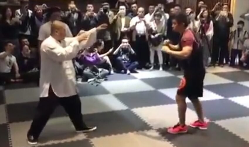 MMA VS TAI CHI ENDS IN 10 SECONDS