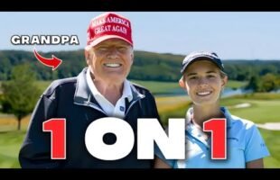 Playing Golf with President Donald Trump (My Grandpa)