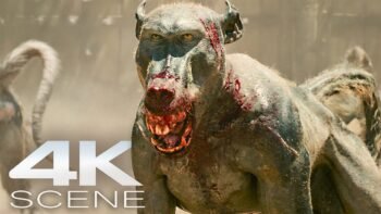 Rabid Monkeys vs Gladiators (4K Blu-ray) Fight Scene – Gladiator 2 Movie Clip
