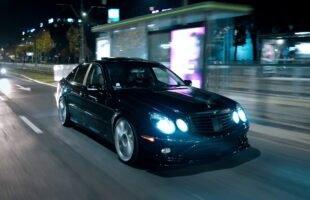 BLACK MERCEDES W211 [4K]