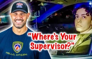 Disrespectful Teenager Caught Street Racing, Refuses to Provide ID