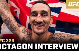 Max Holloway Octagon Interview | UFC 329