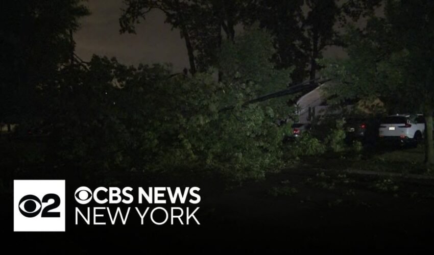 Quick-moving storms cause damage across N.Y., N.J.