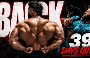 THIS BACK WORKOUT COOKED ME – 39 DAYS OUT