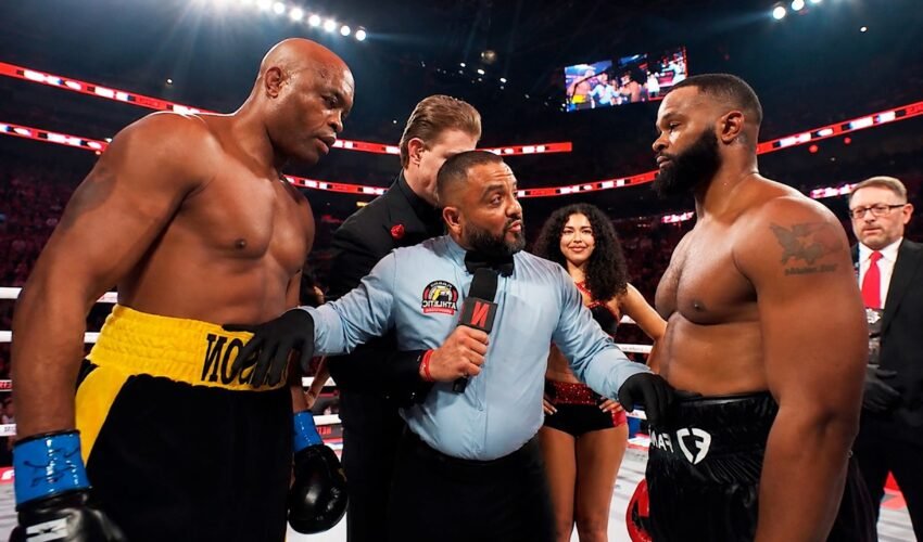 Anderson Silva (Brazil) vs Tyron Woodley (USA) | KNOCKOUT, BOXING fight, HD