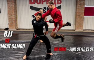 BJJ Black Belt vs Combat SAMBO (NO MMA — PURE STYLES ONLY) | BRUTAL FIGHT