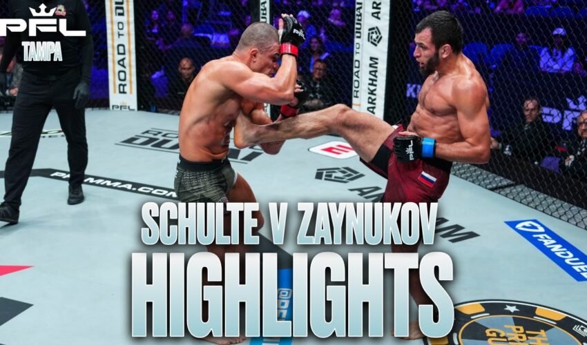 BRUTAL BATTLE | Natan Schulte vs. Makkasharip Zaynukov – Fight Highlights | PFL Tampa