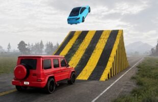 Cars vs Ramp Challenge #3 in BeamNG Drive!