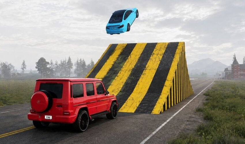 Cars vs Ramp Challenge #3 in BeamNG Drive!