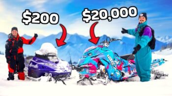 CHEAP VS EXPENSIVE SNOWMOBILING
