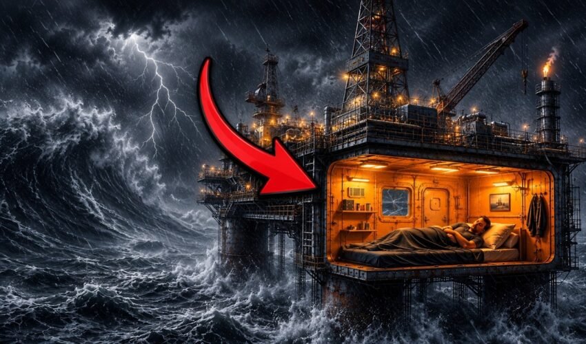 How Oil Rig Crews Sleep Through 80 mph North Sea Storms
