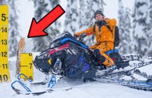 I Crashed My Friends Snowmobile (Throttle Stuck)