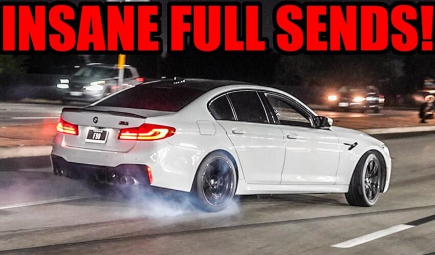 INSANE MODIFIED CARS GO CRAZY LEAVING CAR MEET! (Drifts, Pulls, FULL SENDS!)