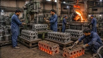 Inside a 50-Year-Old Factory: Amazing Tractor Engine Head Manufacturing Process |