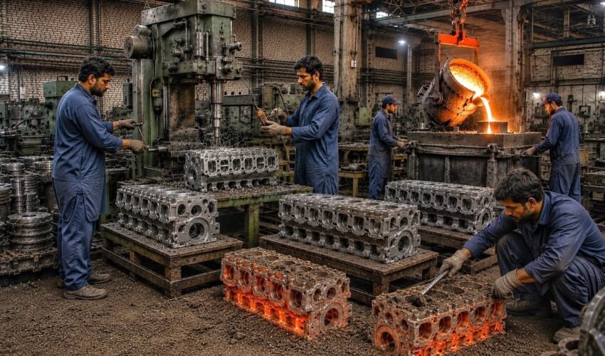 Inside a 50-Year-Old Factory: Amazing Tractor Engine Head Manufacturing Process |