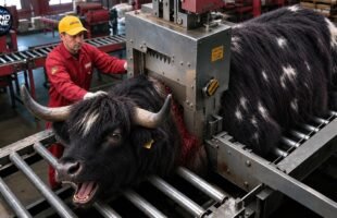 Inside the Factory Turning Raw Yak Wool into Luxury Coats