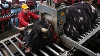 Inside the Factory Turning Raw Yak Wool into Luxury Coats