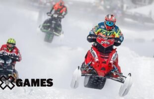 Petter Narsa wins Snowmobile SnoCross gold