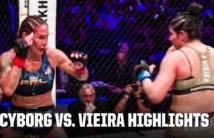 PFL Tampa: Cris Cyborg vs. Ketlen Vieira HIGHLIGHTS | ESPN MMA