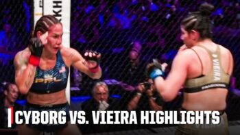 PFL Tampa: Cris Cyborg vs. Ketlen Vieira HIGHLIGHTS | ESPN MMA