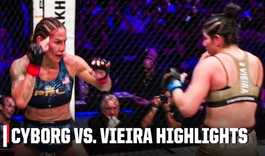 PFL Tampa: Cris Cyborg vs. Ketlen Vieira HIGHLIGHTS | ESPN MMA