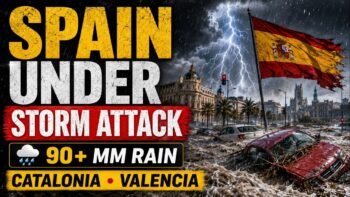 Spain Weather Alert: Severe Storms and Torrential Rain Hit the Country | World News