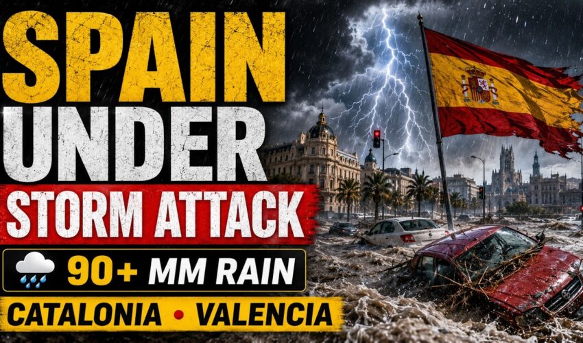 Spain Weather Alert: Severe Storms and Torrential Rain Hit the Country | World News