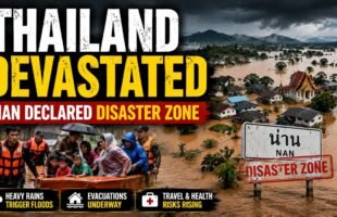 Thailand Floods Emergency: Nan Declared Disaster Zone | Residents Devastated | Drone Footage