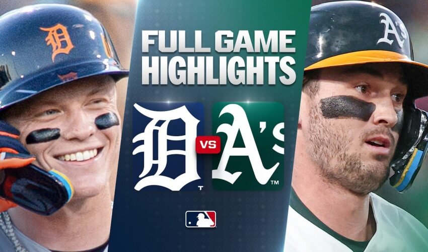 TIGERS vs. ATHLETICS: Official Full Game Highlights (July 31) | 2026 MLB Season