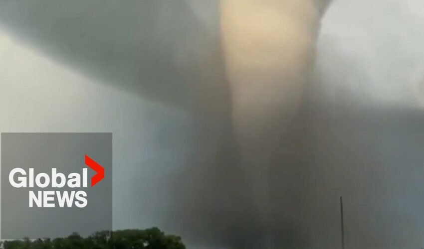 Tornadoes, heat slam the Prairies with extreme weather