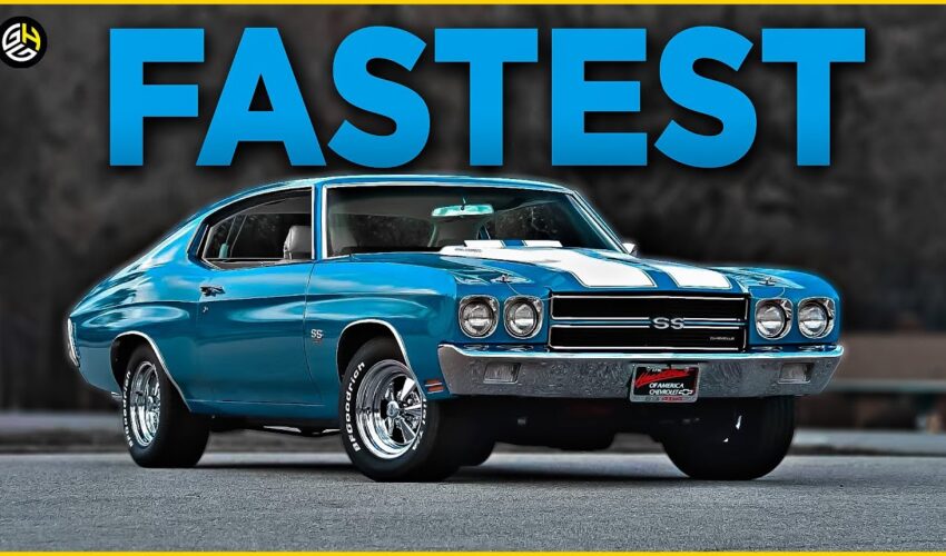 What was the FASTEST 1/4 MILE MUSCLE CAR from the 1960's