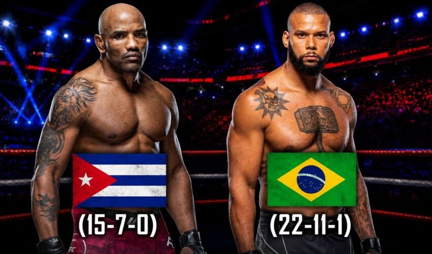 Yoel Romero vs Thiago Santos (MMA FULL FIGHT)