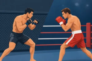 MMA Versus Boxing Techniques in a Real Fight