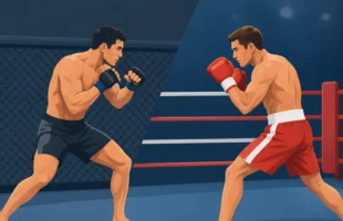 MMA Versus Boxing Techniques in a Real Fight