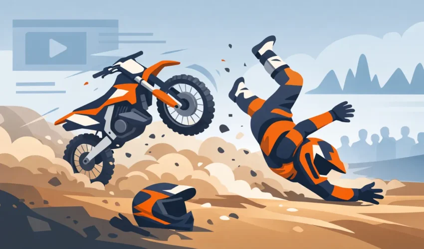 Why Motocross Crash Compilation Videos Hit Hard