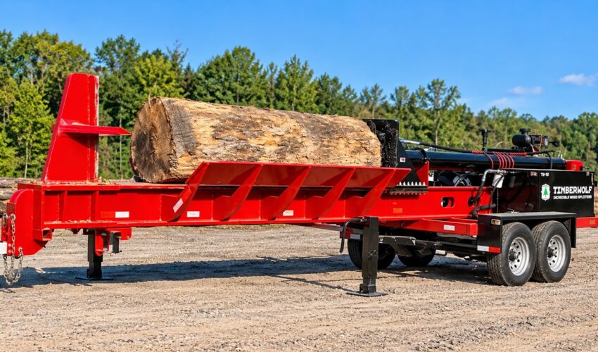 10 MOST POWERFUL INDUSTRIAL WOOD SPLITTERS EVER MADE | MASSIVE FORESTRY MACHINERY!