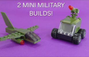 2 Mini LEGO Military Builds! | Fighter Jet & Rocket Launcher Vehicle
