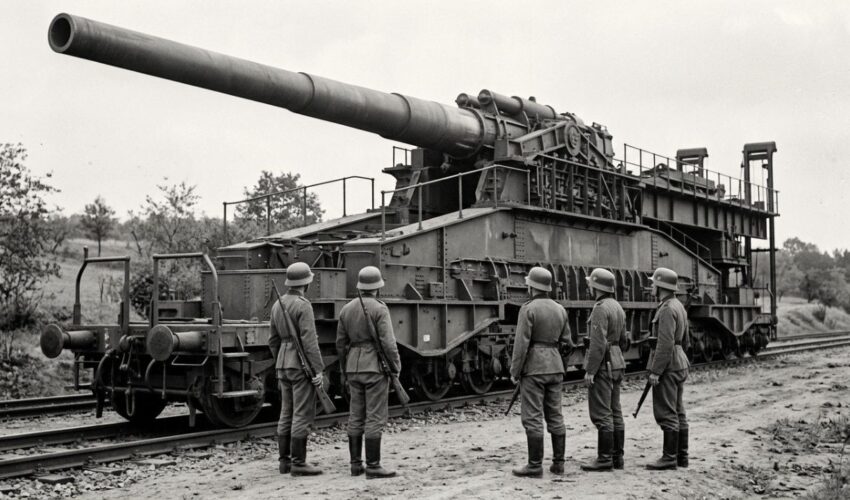 7 Things German Spotters Never Located About Britain's 18-Inch Boche Buster Railway Gun