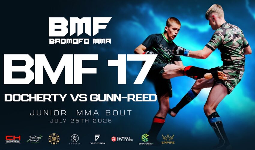 BMF 17 FULL FIGHT | Jonathan Docherty vs Jason Gunn-Reed | Junior MMA