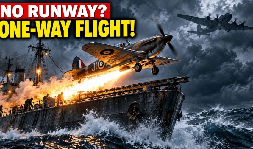 Britain Launched Fighter Planes With Nowhere To Land