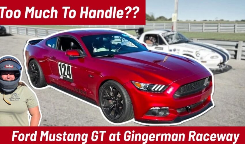 Can A Miata Driver Handle a MUSTANG GT at Gingerman Raceway??