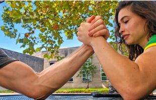College Girls Vs Average Guy 💪 | Arm Wrestling #malevsfemale #boyvsgirl #girlpower #femalestrength