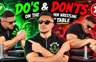 Don't do these mistakes on the armwrestling table