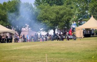 Firing a 19th-Century Cannon: Authentic 1885 Artillery Drills in Action