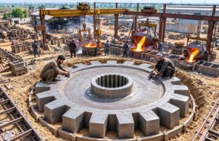 GIANT INDUSTRIAL GEAR MANUFACTURING | INSIDE A MASSIVE & DANGEROUS STEEL FACTORY!