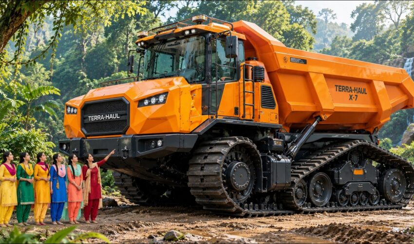 HEAVY CRAWLER MACHINE: 6 VILLAGE GIRLS RESTORE AN ABANDONED JUNGLE BEAST!