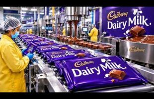 HOW IT'S MADE: CADBURY DAIRY MILK INSIDE THE CHOCOLATE FACTORY!