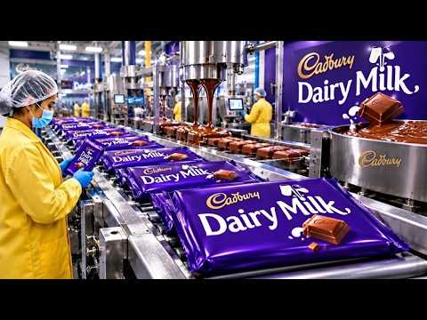HOW IT'S MADE: CADBURY DAIRY MILK INSIDE THE CHOCOLATE FACTORY!