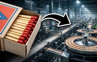 HOW MATCHSTICKS ARE MADE IN A FACTORY | FULL MANUFACTURING PROCESS!