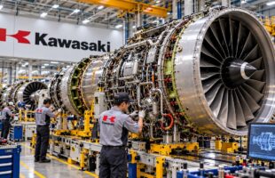 INSIDE KAWASAKI’S FACTORY MANUFACTURING POWERFUL TURBINE ENGINES!